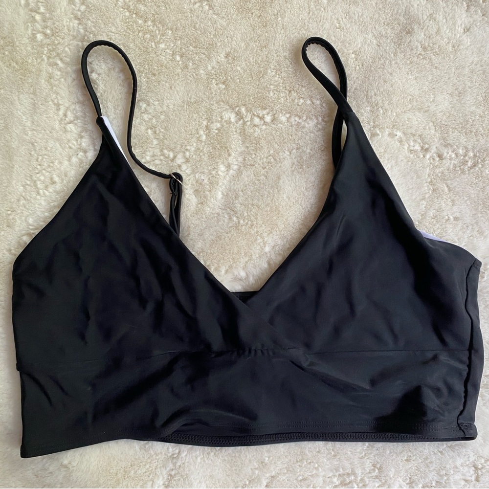 Women's Black Bikini Top size XL